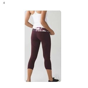 Lululemon wunder under high rise cropped leggings